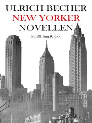 cover image of New Yorker Novellen